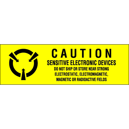 5/8 x 2" - "Sensitive Electronic Devices" Labels